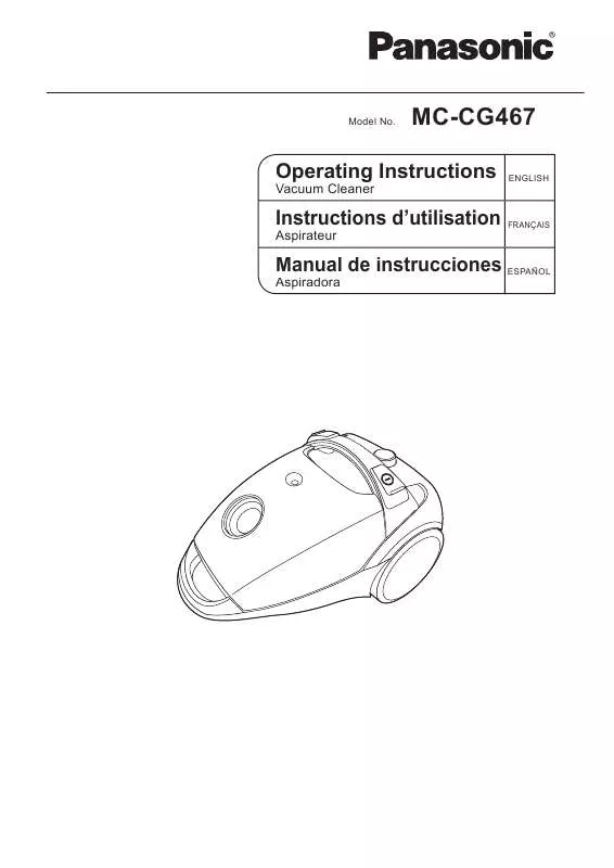 Mode d'emploi PANASONIC MC-CG467