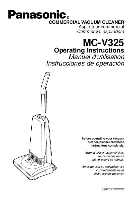 Mode d'emploi PANASONIC MC-V325