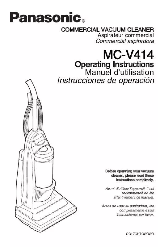 Mode d'emploi PANASONIC MC-V414