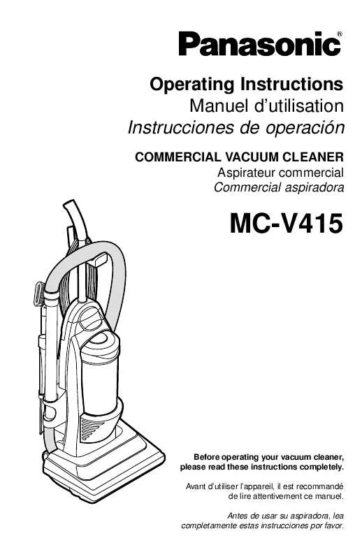 Mode d'emploi PANASONIC MC-V415