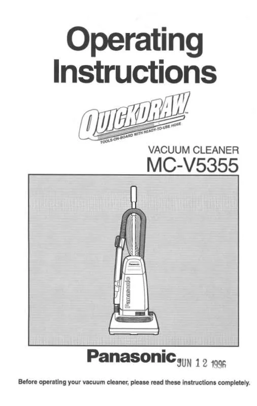 Mode d'emploi PANASONIC MC-V5355