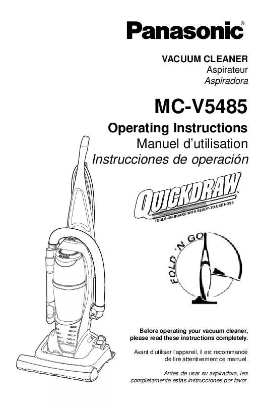 Mode d'emploi PANASONIC MC-V5485