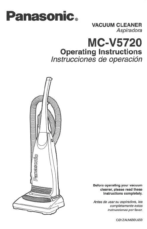 Mode d'emploi PANASONIC MC-V5720