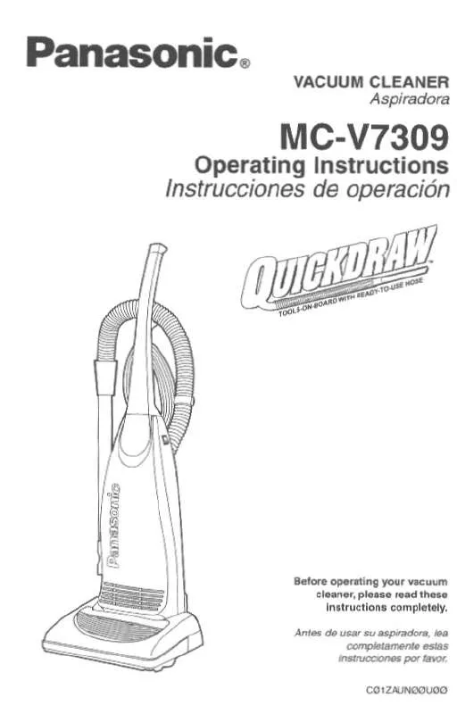 Mode d'emploi PANASONIC MC-V7309