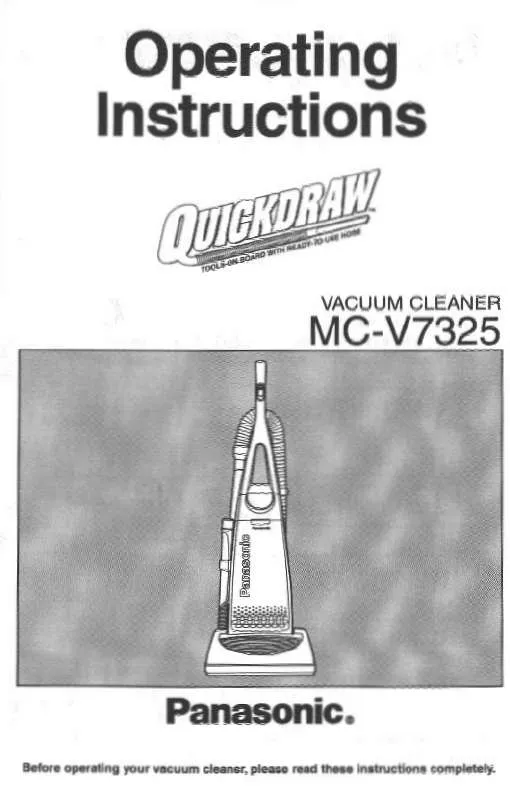 Mode d'emploi PANASONIC MC-V7325