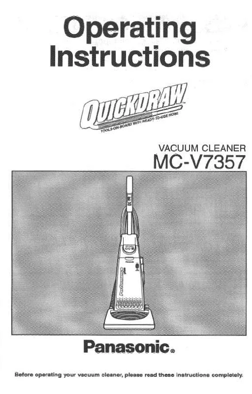 Mode d'emploi PANASONIC MC-V7357