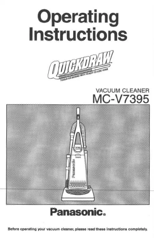 Mode d'emploi PANASONIC MC-V7395