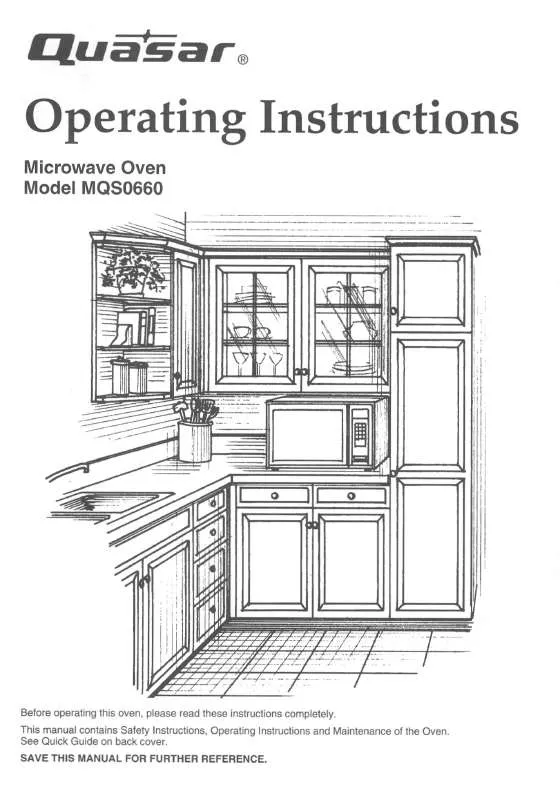 Mode d'emploi PANASONIC MQS0660