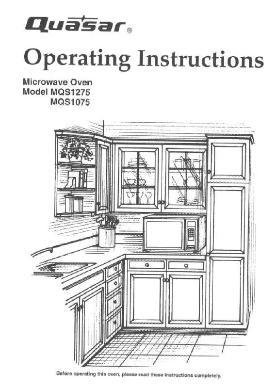 Mode d'emploi PANASONIC MQS1075