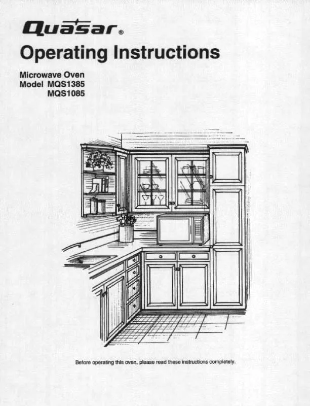 Mode d'emploi PANASONIC MQS1085