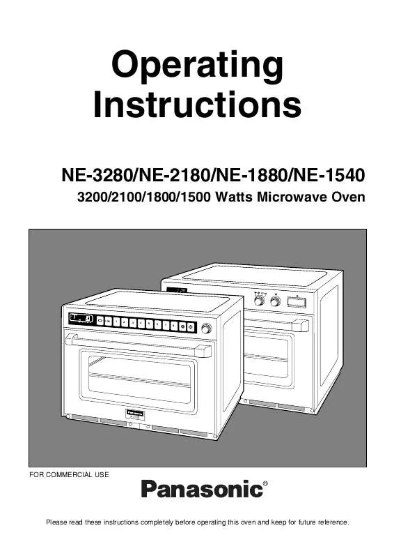 Mode d'emploi PANASONIC NE-3280