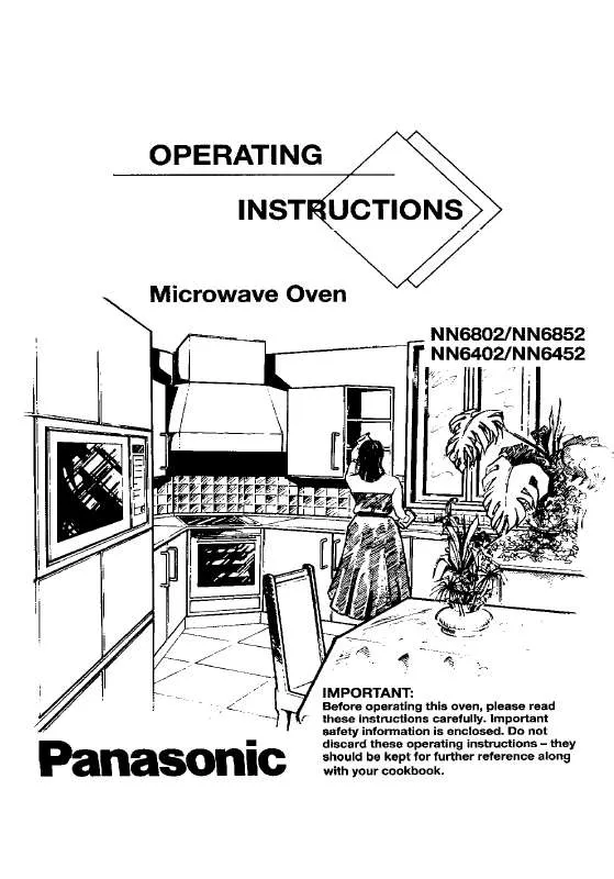 Mode d'emploi PANASONIC NN-6402