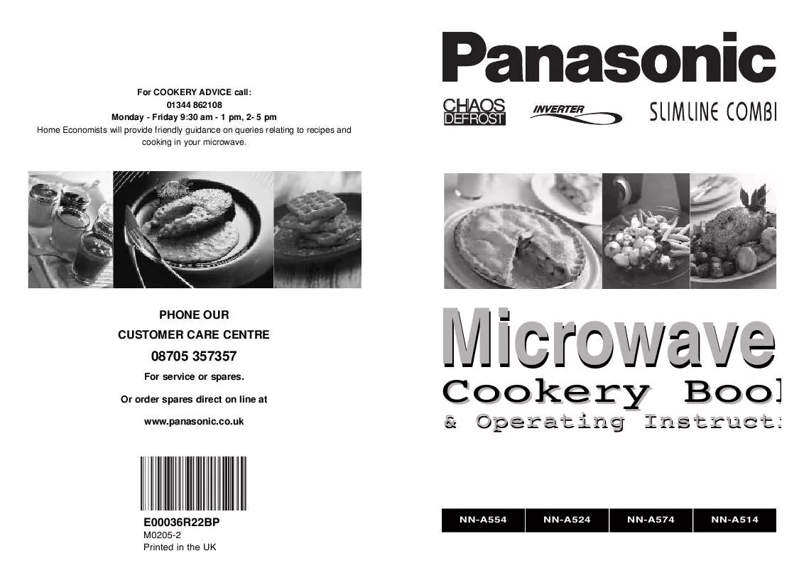 Mode d'emploi PANASONIC NN-A514ABBPQ