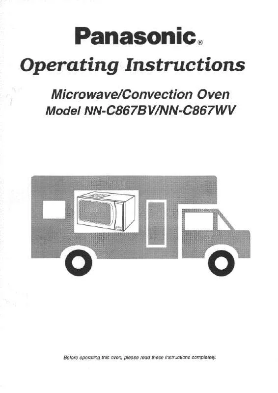 Mode d'emploi PANASONIC NN-C867BV