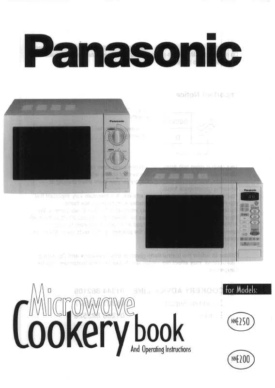 Mode d'emploi PANASONIC NN-E200WB