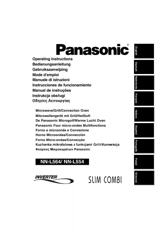 Mode d'emploi PANASONIC NN-L564WBEPG