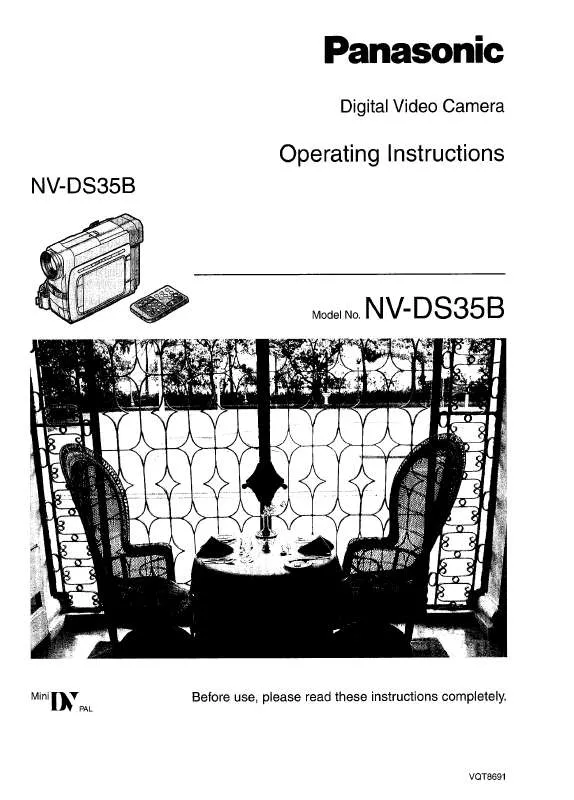 Mode d'emploi PANASONIC NV-DS35B