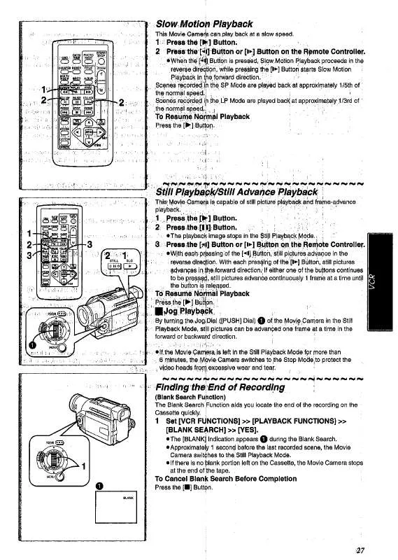 Mode d'emploi PANASONIC NV-DS37B