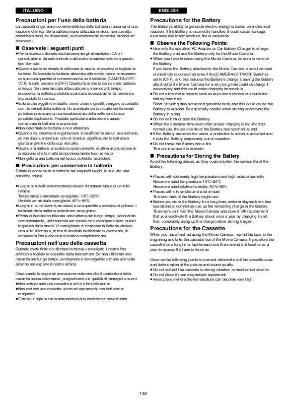 Mode d'emploi PANASONIC NV-VZ1E