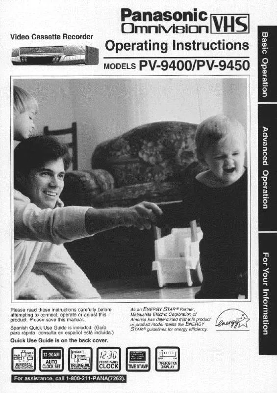 Mode d'emploi PANASONIC PV-9400