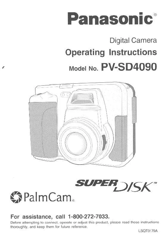 Mode d'emploi PANASONIC PV-SD4090