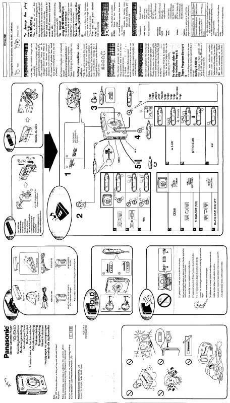 Mode d'emploi PANASONIC RQ-SX40