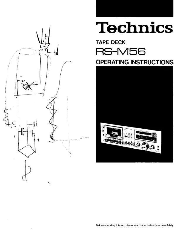 Mode d'emploi PANASONIC RS-M56