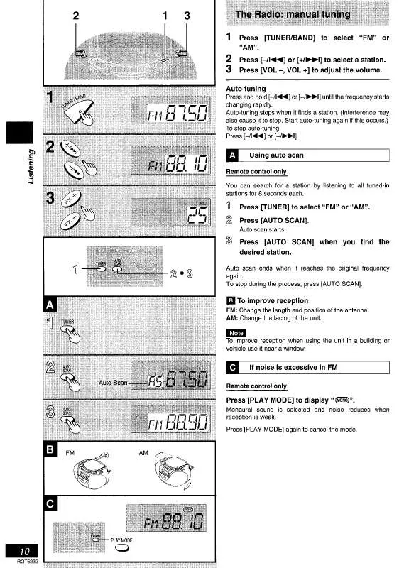 Mode d'emploi PANASONIC RX-DX1