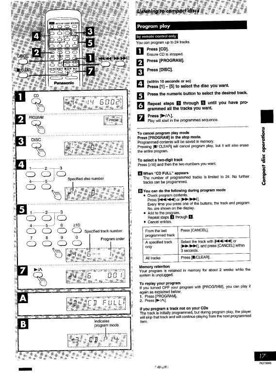 Mode d'emploi PANASONIC SC-AK22