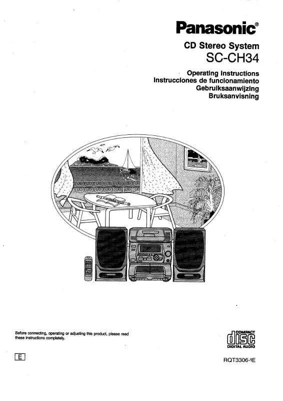 Mode d'emploi PANASONIC SC-CH34