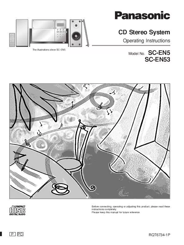 Mode d'emploi PANASONIC SC-EN53