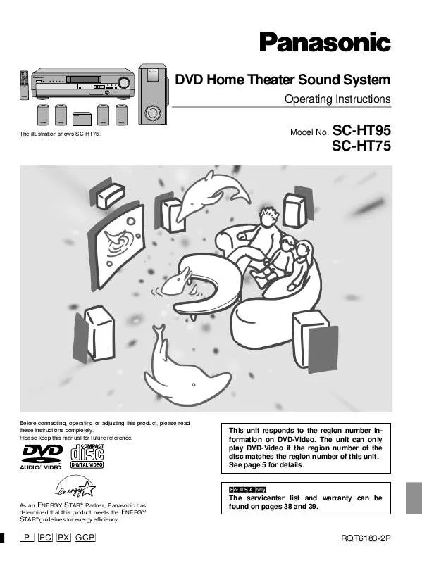 Mode d'emploi PANASONIC SC-HT75