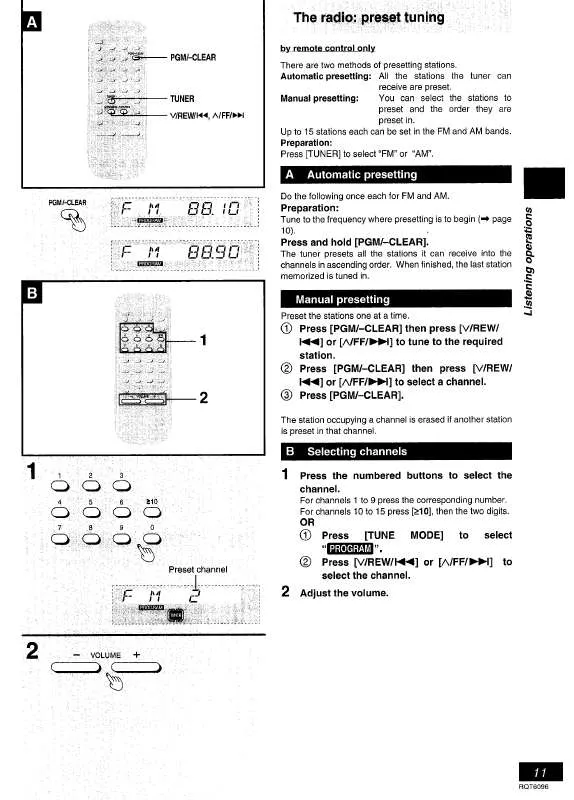 Mode d'emploi PANASONIC SC-PM07