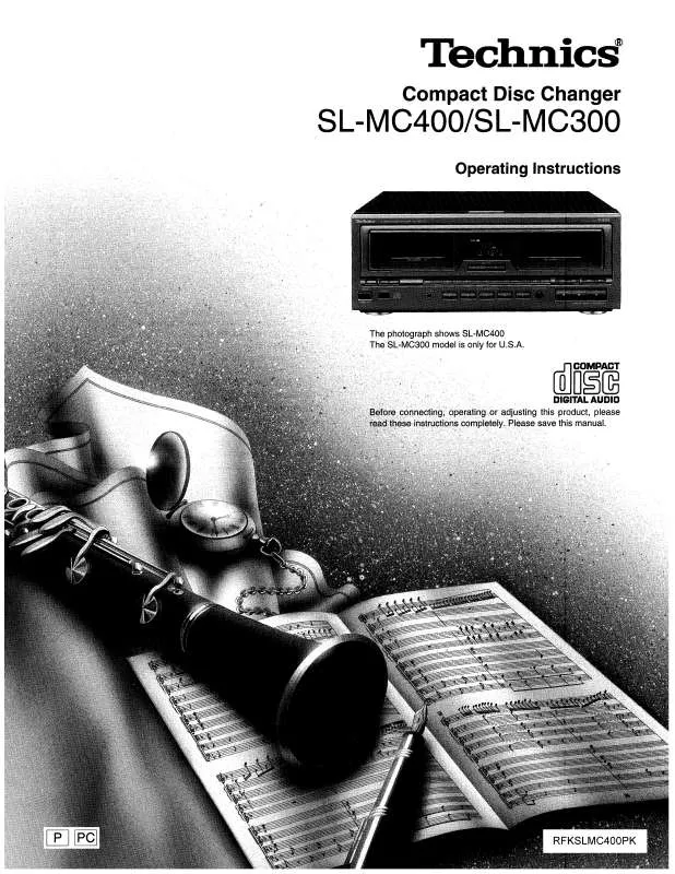 Mode d'emploi PANASONIC SL-MC300