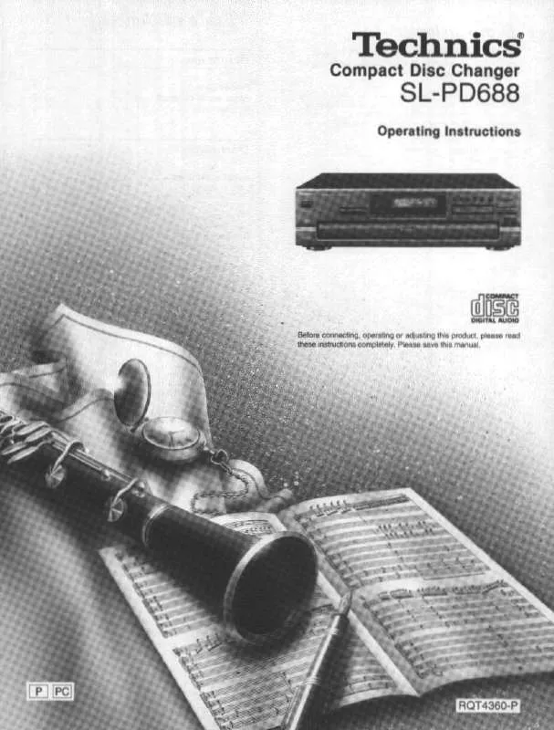 Mode d'emploi PANASONIC SL-PD688