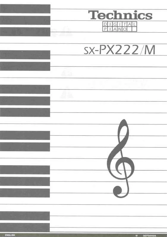 Mode d'emploi PANASONIC SX-PX222M