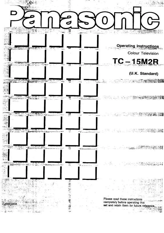 Mode d'emploi PANASONIC TC-15M2R