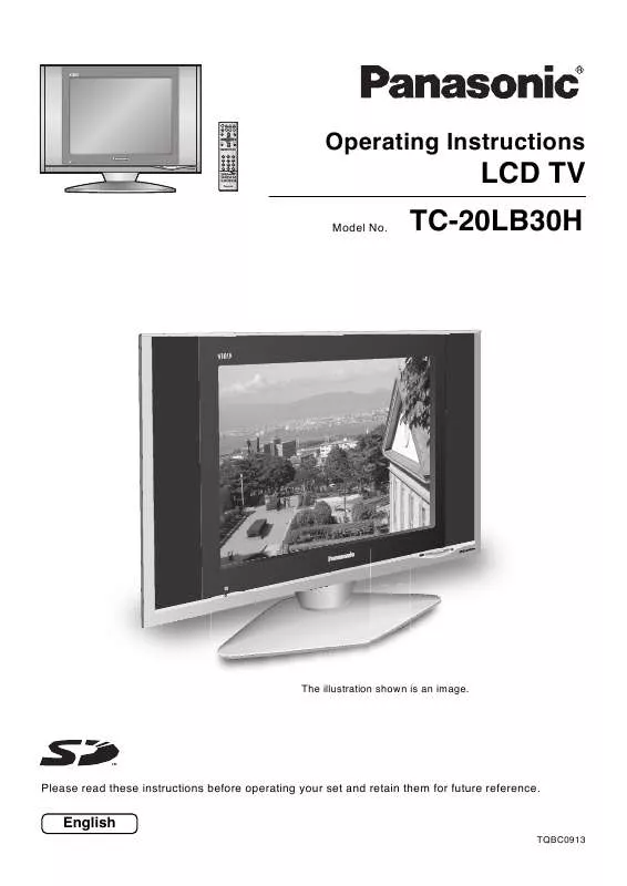 Mode d'emploi PANASONIC TC-20LB30H