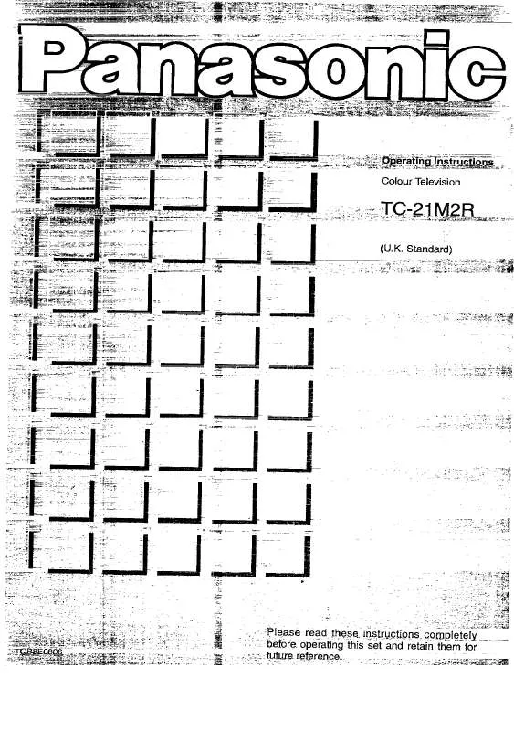 Mode d'emploi PANASONIC TC-21M2R