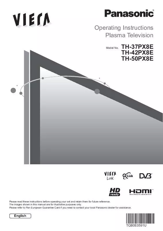 Mode d'emploi PANASONIC TH42PX8ES