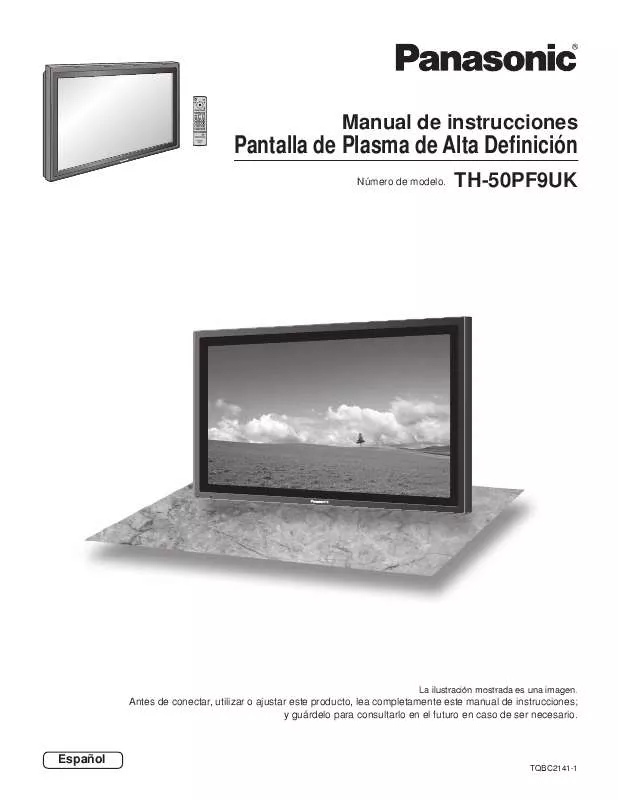 Mode d'emploi PANASONIC TH50PF9UK-SP