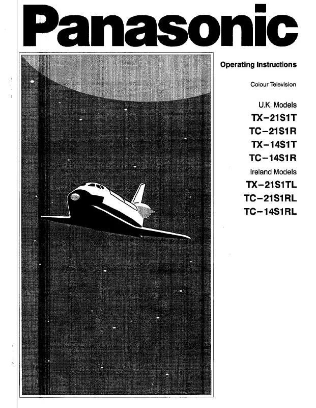 Mode d'emploi PANASONIC TX-14S1T