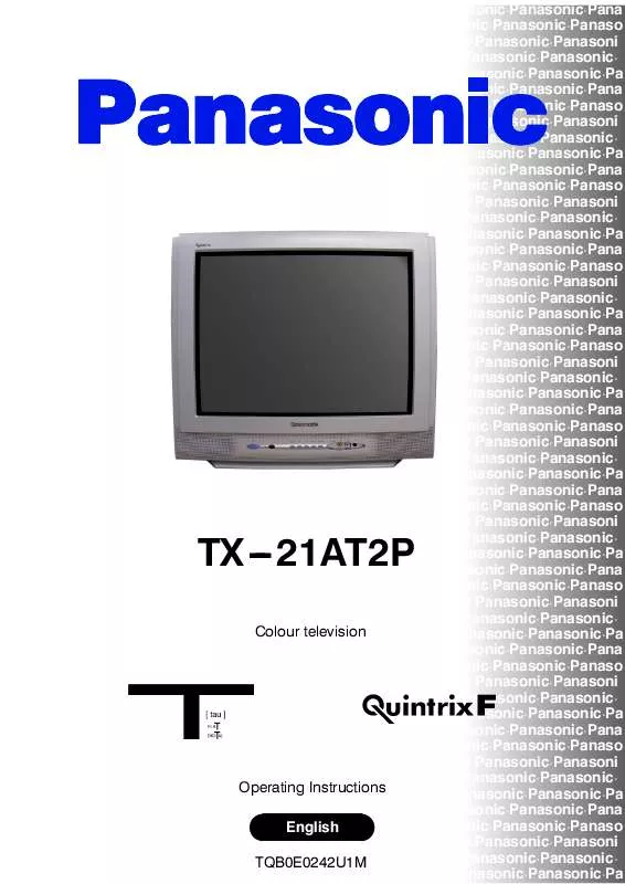 Mode d'emploi PANASONIC TX-21AT2P