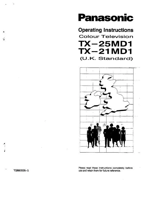 Mode d'emploi PANASONIC TX-21MD1