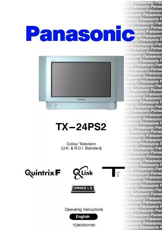 Mode d'emploi PANASONIC TX-24PS2