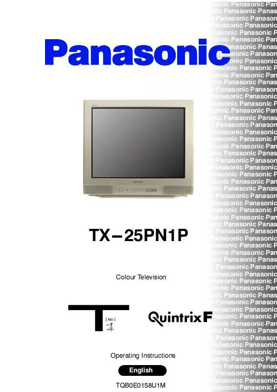 Mode d'emploi PANASONIC TX-25PN1P