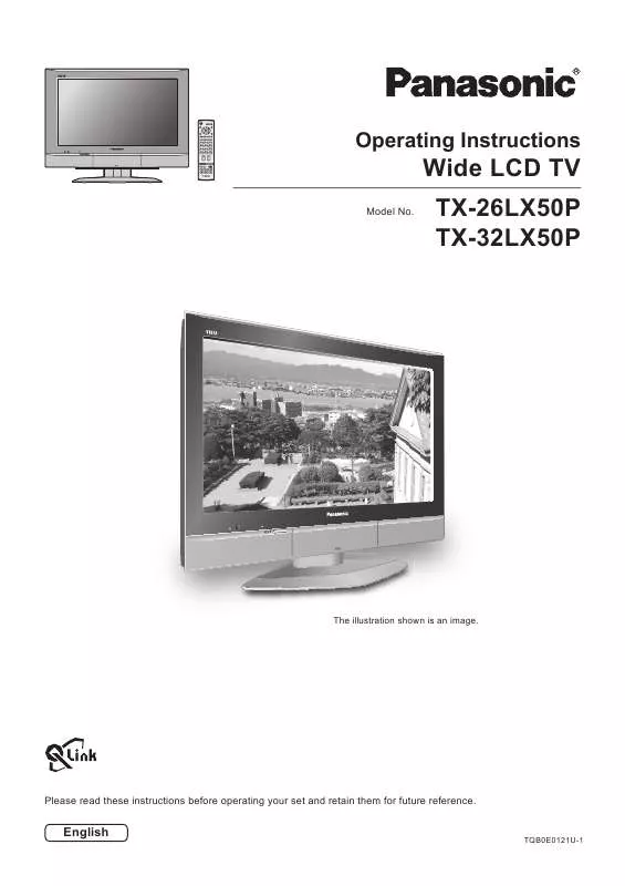 Mode d'emploi PANASONIC TX-26LX50P