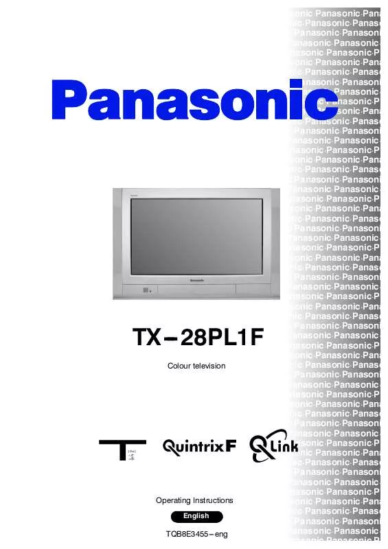 Mode d'emploi PANASONIC TX-28PL1F