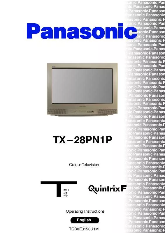 Mode d'emploi PANASONIC TX-28PN1P