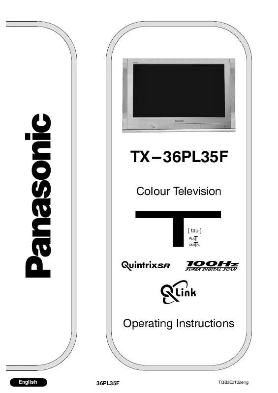 Mode d'emploi PANASONIC TX-36PL35F